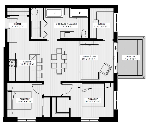 Plan du Faubourg Arvida — 007