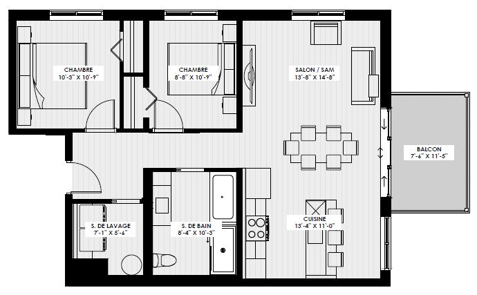 Plan du Faubourg Arvida — 101
